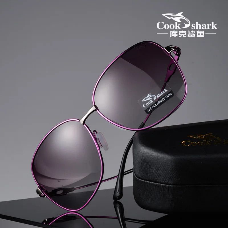 

Cook Shark's new 2021 sunglasses ladies polarized sunglasses tide ultra light driver driving glasses fashion