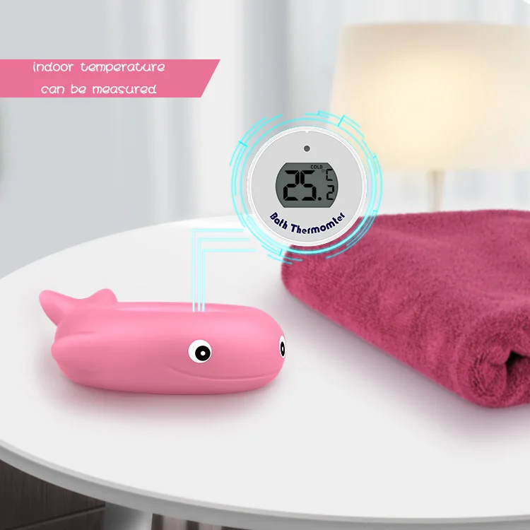 
Baby Bath Water Thermometer Harmless Health Cute Fish Appearance Environmental Protection Material 