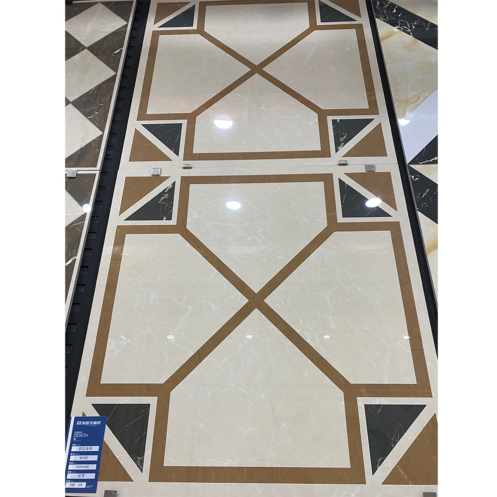 Ceramic Flower Polish Tiles Porcelain Carpet Tile