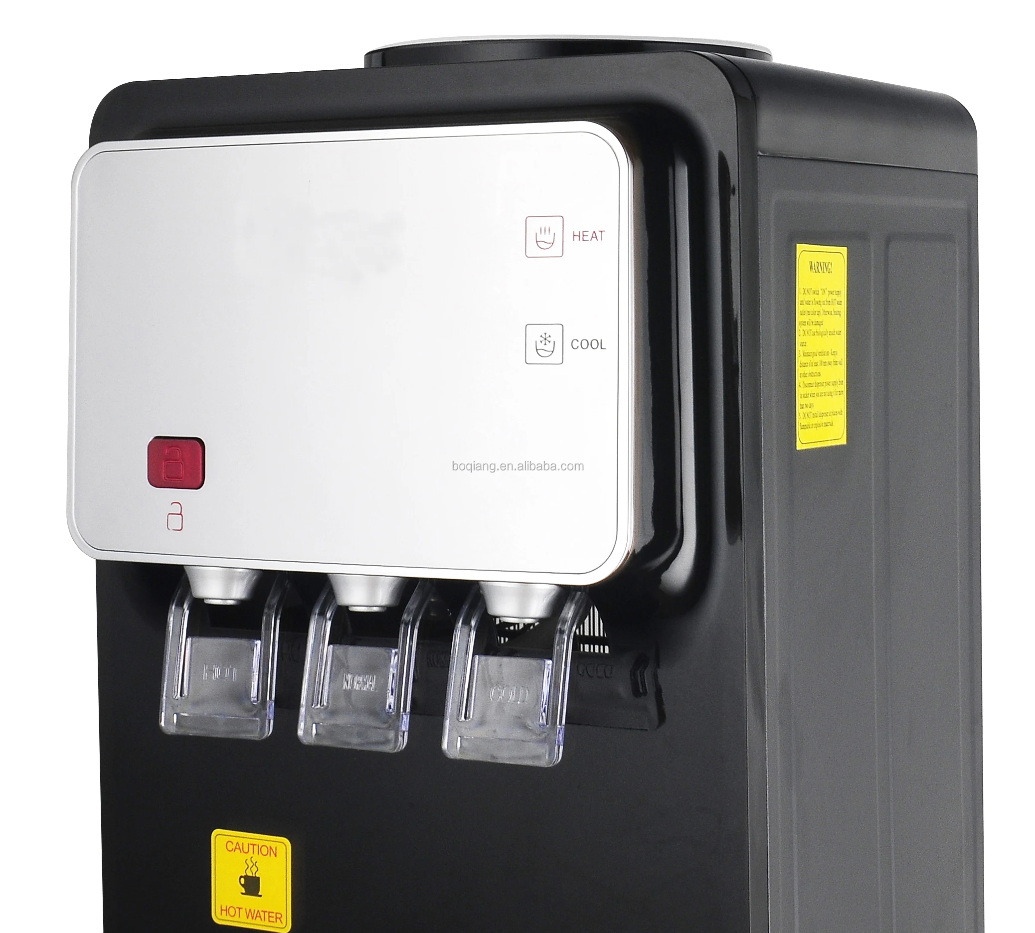 
Floor standing hot and cold water dispenser/water cooler 