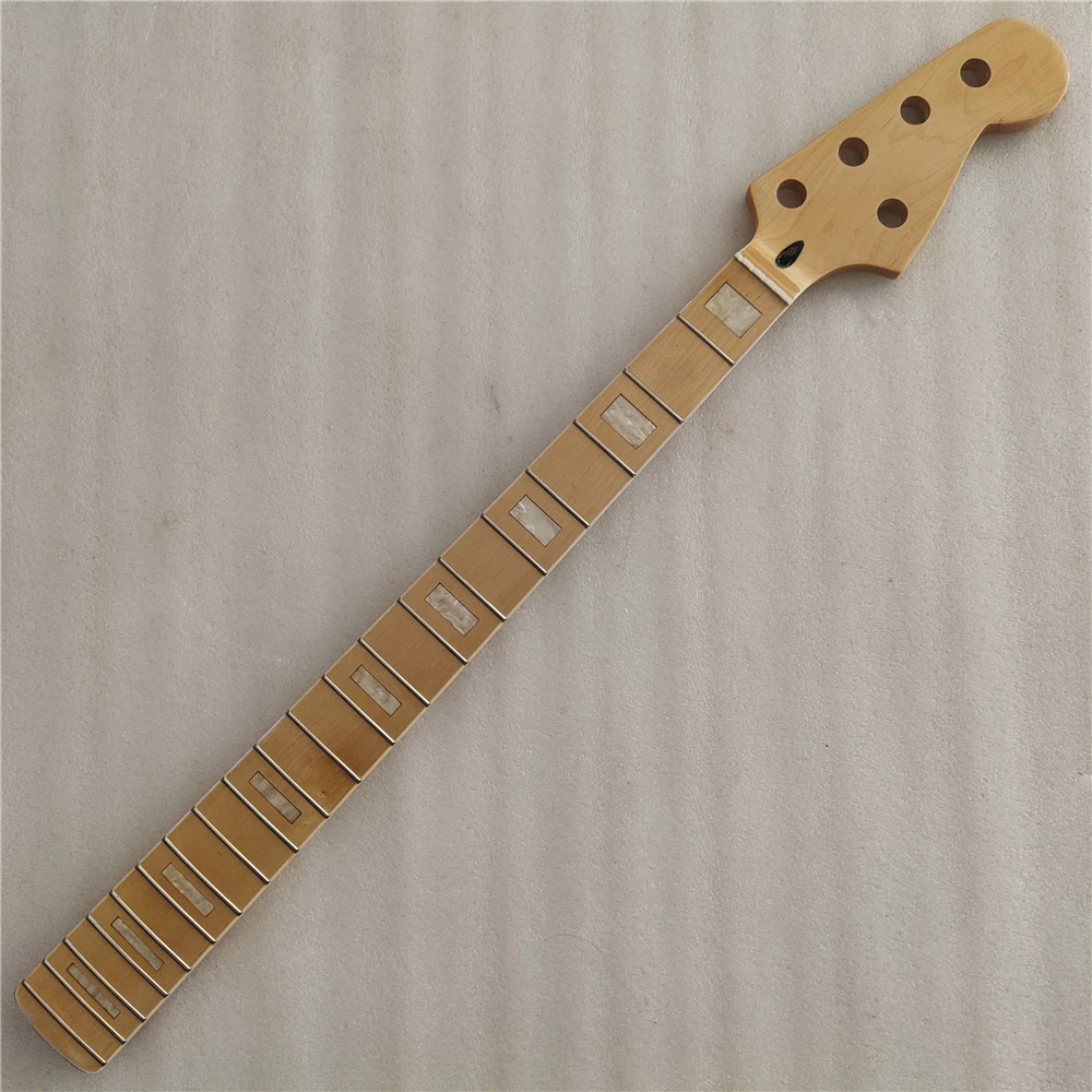 

Canadian Maple 20 fret Bass Neck Maple Fingerboard 5 String Bass Guitar Neck Replacement, Gloss