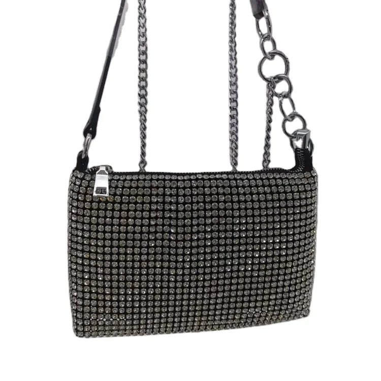 

Fashion Shopping Shoulder Woman Custom Bag Women Wholesale Crystal Shiny Handbags Sale Suppliers