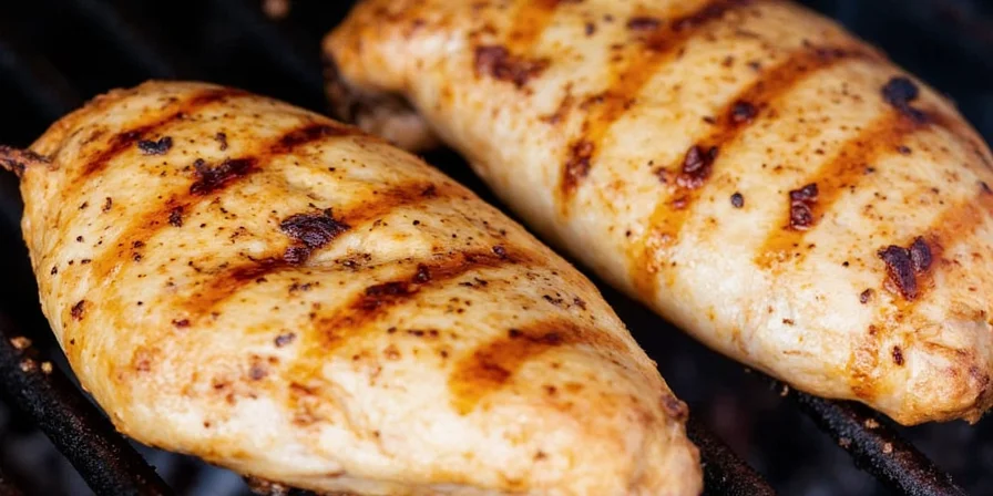 Table comparing different salting techniques for grilled chicken