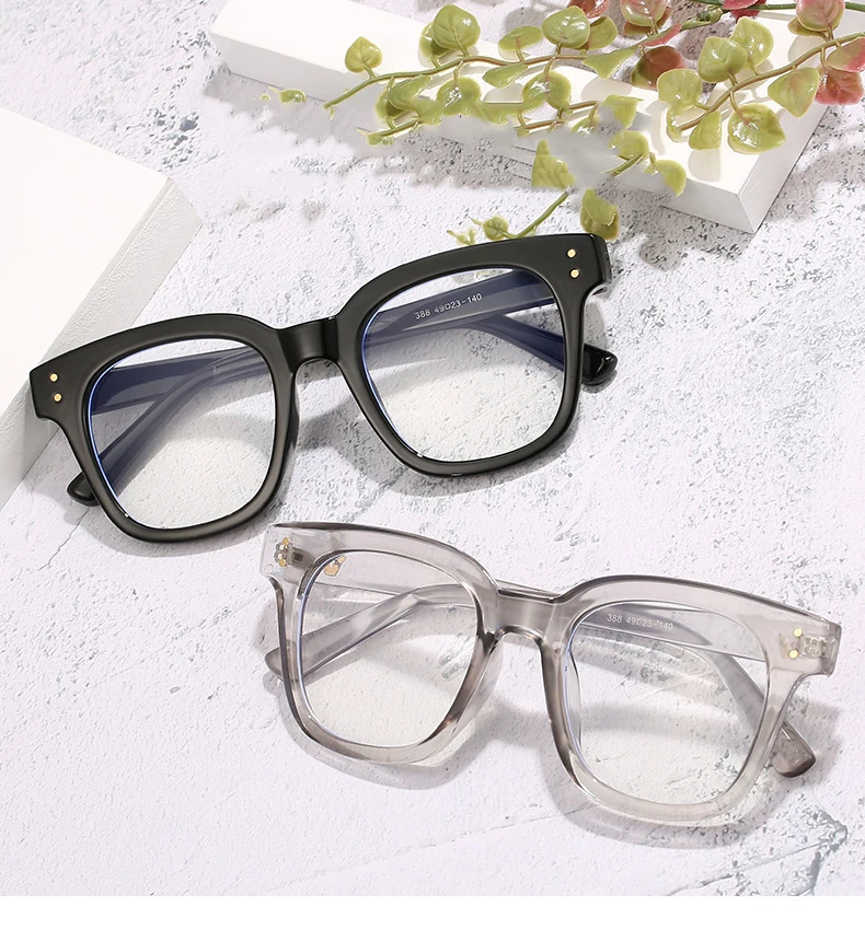 

Eyewear Blue Light Blocking Glasses Unisex PC Eyewear Anti-blue Optical Frame Transparent for Glasses CE WLALI-202 300pcs Accept