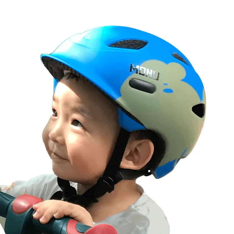 

Monu RTS PC Shell EPS Factory CE Colorful Kids Child Mountain Bike Bicycle Helmet Skateboard Helmet With Movable Chin Bar Pad