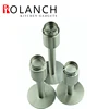 3-in-1 Set High quality Long Stem Stainless Steel Candle Stand Holders with Glass Covers