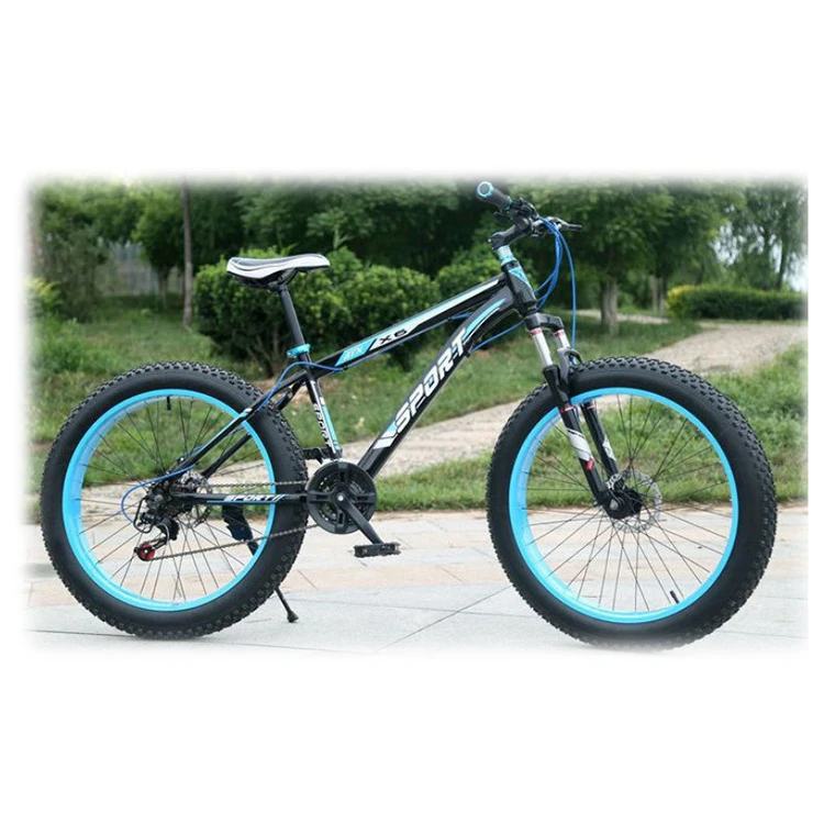 

China manufacturer bicicletas bicycle fat tire 7 speed 26 inch downhill mountain full suspension bike snow beach bicycle, Red green yellow blue black