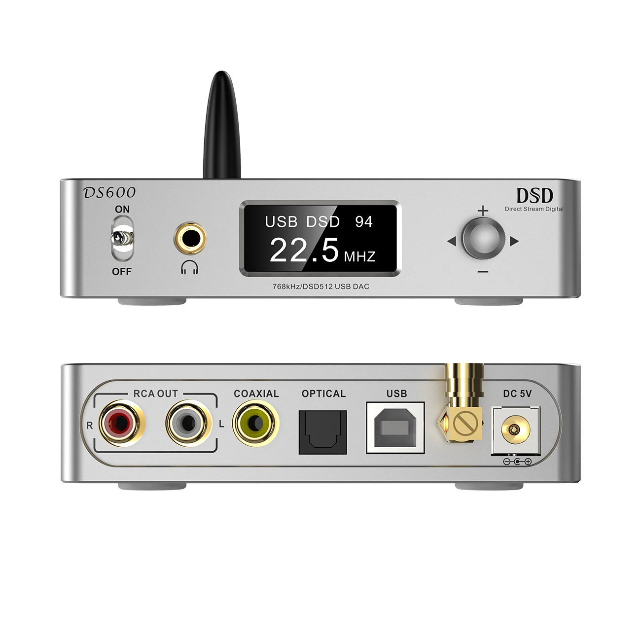 

aptX-HD Headphone BT Amplifier Receiver LDAC HiFi Desktop Audio Decoder for Home Stereo Amplifier Speaker