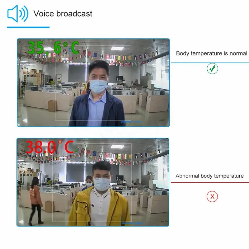 Temperature Measurement System Thermal Screening Alarm Thermal
