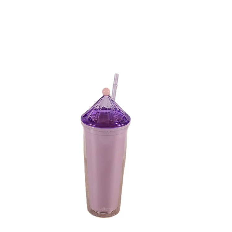 

Wholesale Price Factory New Fashion Straw Plastic Cup, Customized color