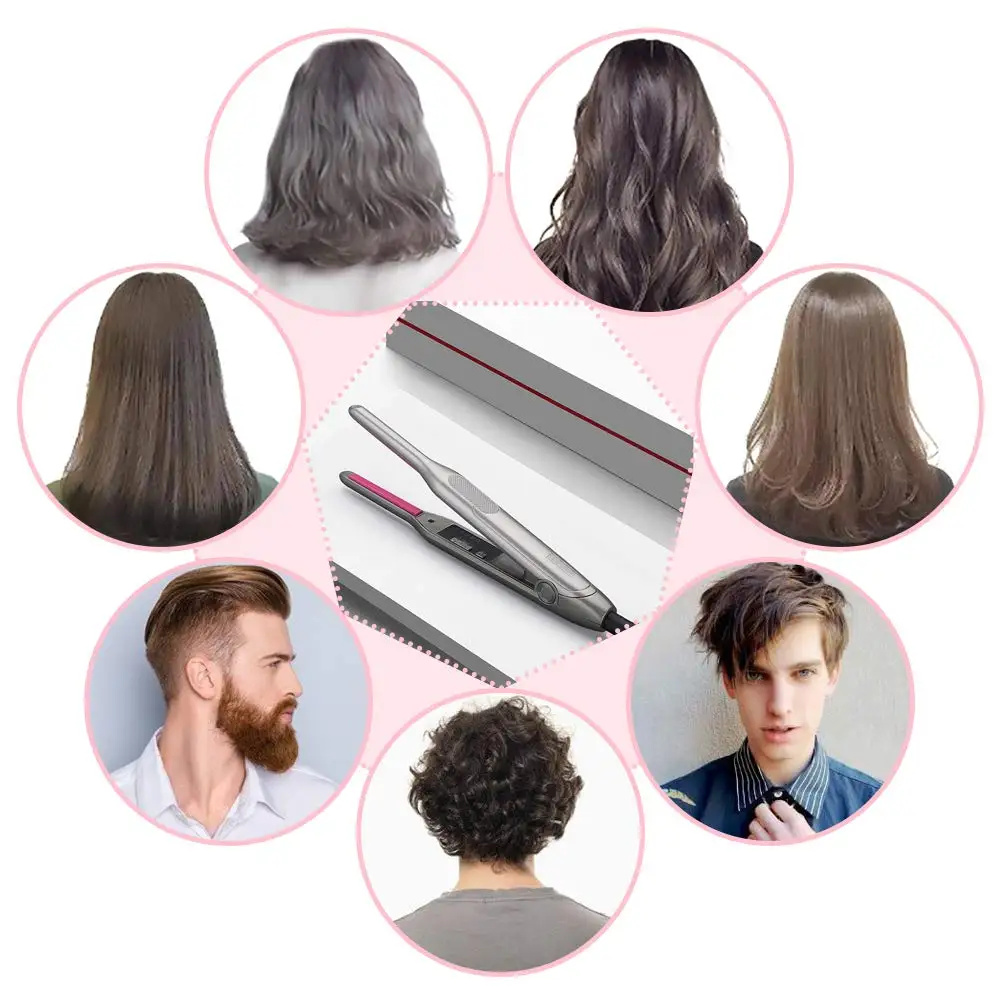 Professional Mini Flat Iron Light Weight Easy to Use Hair Straightener