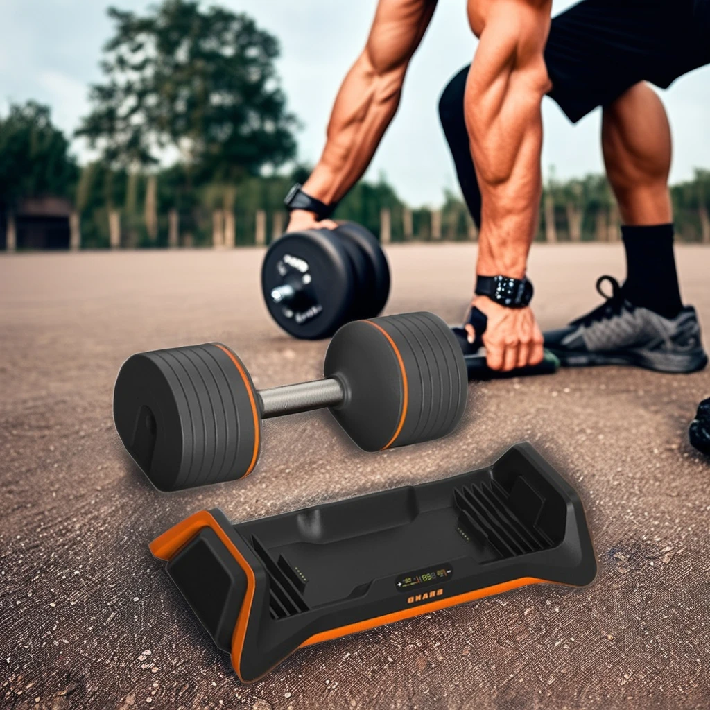 Gym Home Equipment Weight Lifting Dumbbells Adjustable Dumbbell Set Gym 36LB Customized Smart Adjustable Dumbbell