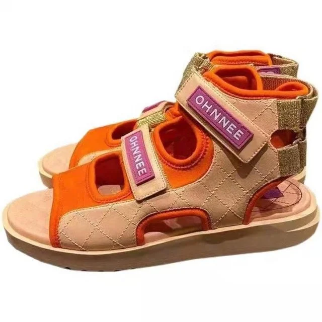 

Summer Hollow Roman Shoes All-match Thick-soled Small Fragrance Sandals Women's Thick-soled High-top Casual Shoes