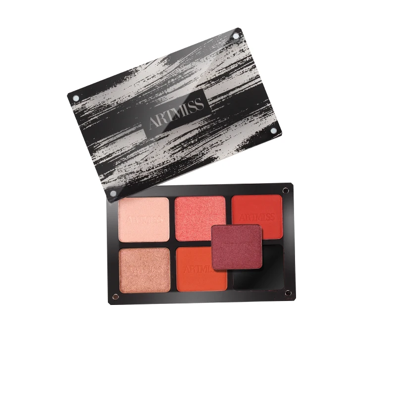 

Hot selling empty magnetic eyeshadow palette creat your own brand cosmetics