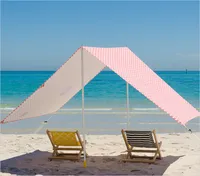 

Tents Beach Tent with Sand Anchor Portable Canopy Sunshade Beach Tent Sun Shelter Pop-Up Wind Protection Portable