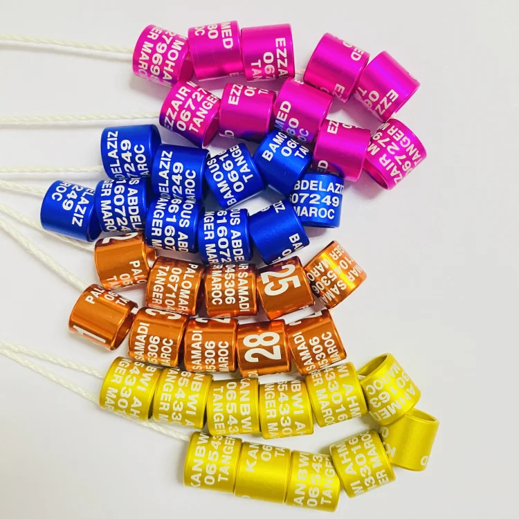 Anillas Palomas 8mm*10.3mm Anillas De Aluminio Para Palomas 10mm