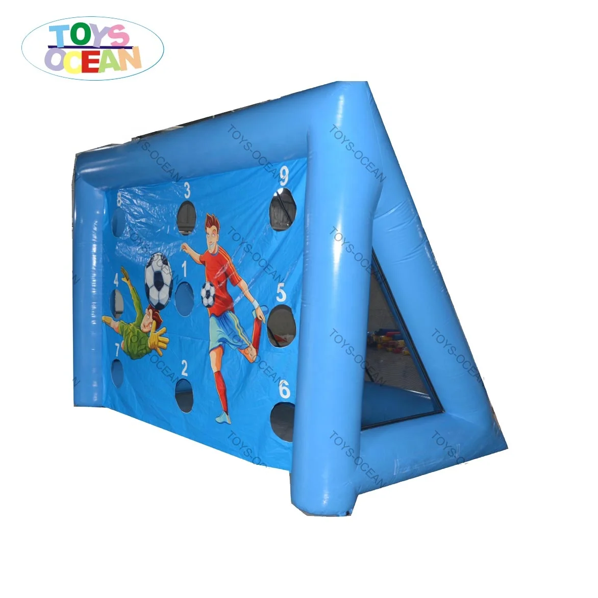 Inflatable Football Goal Post With Big Soccer For Adults Playing Buy