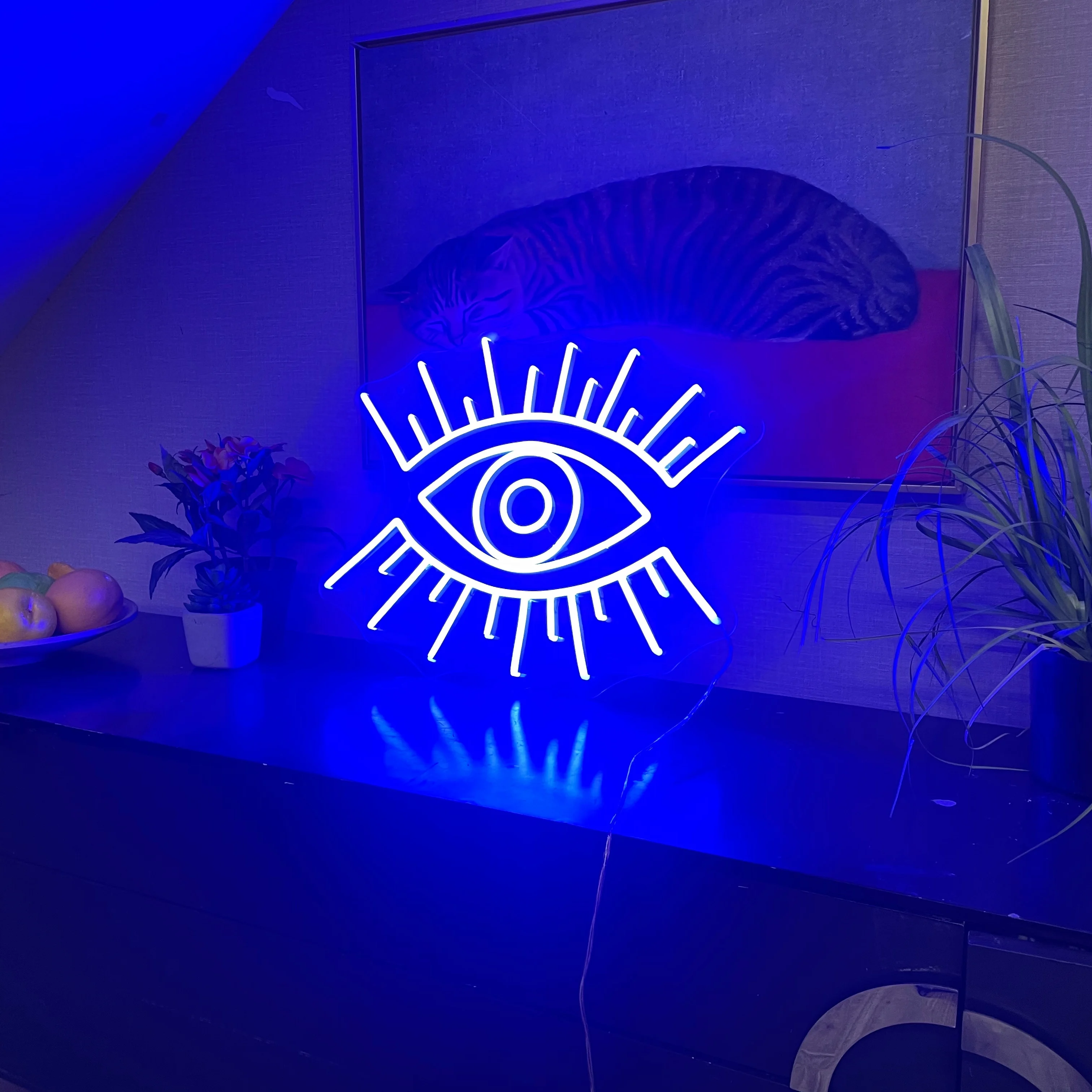 

Evil Eye Neon Signs Party Decor Light Sign Custom Neon Signs Personalized Ligign