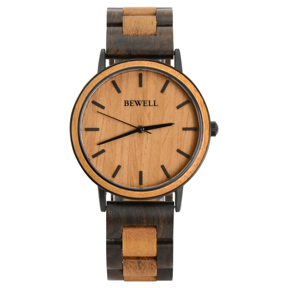 

Metal with wood watch wood bamboo watch