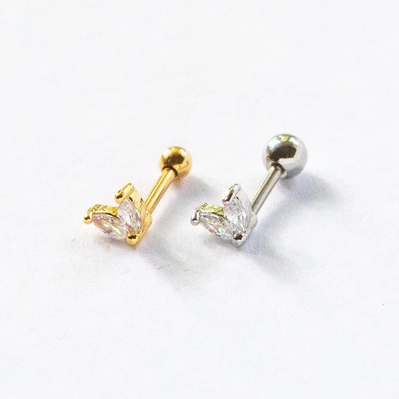 

ROXI 925 sterling silver simple love rabbit ears pierced small earrings