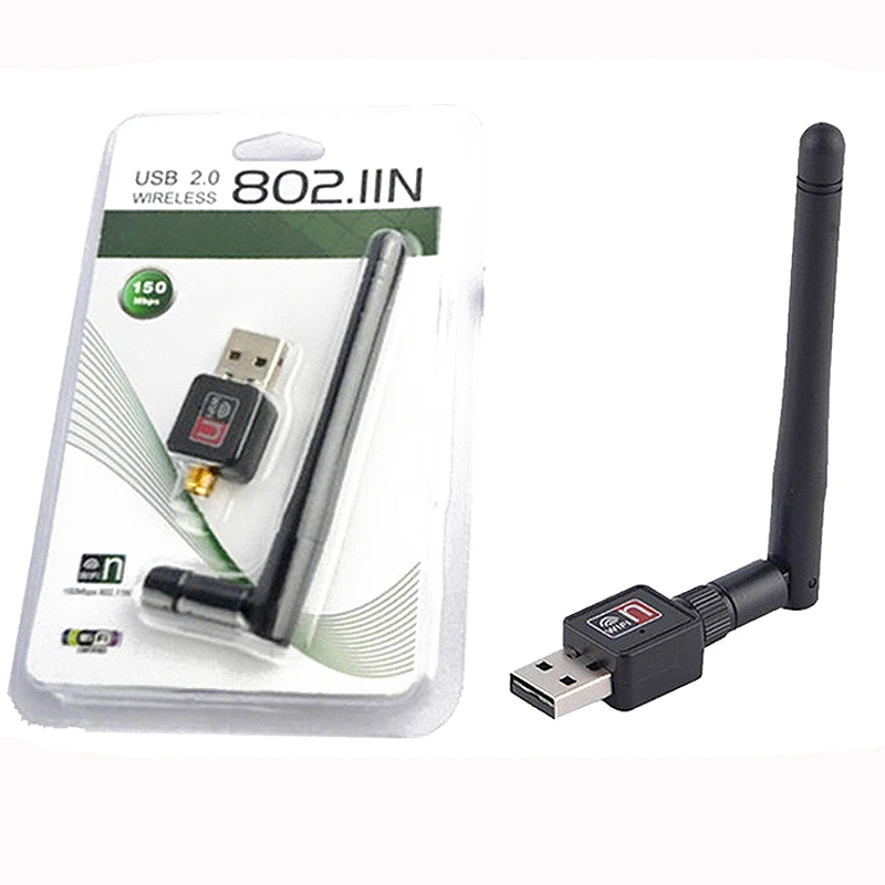 

External Dual Band 2.4/5Ghz 600/900 Mbps Antenna 802.11n Wireless USB Adapter Wireless Network Card chip Mini Network Card WiFi, Black
