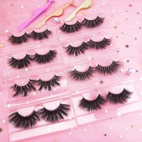 

Super Long Dramatic 25mm Eye Lashes Private Label 3D Mink Lashes with Custom Packaging Box 3D Siberian Mink 25mm Eyelashes