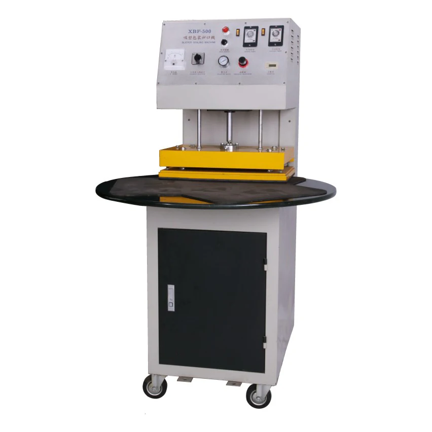 
XBF 500 HUALIAN Blister Sealing Machine Automatic Plastic Blister Paper Cardboard Heat Sealing Machine 