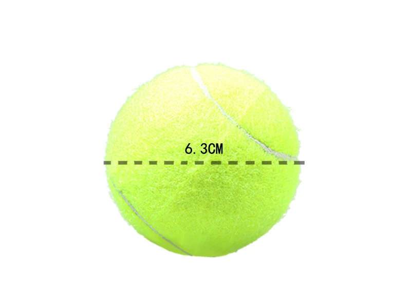 
Cheap Fluorescent Green Natural Rubber Professional Training Tennis Balls 
