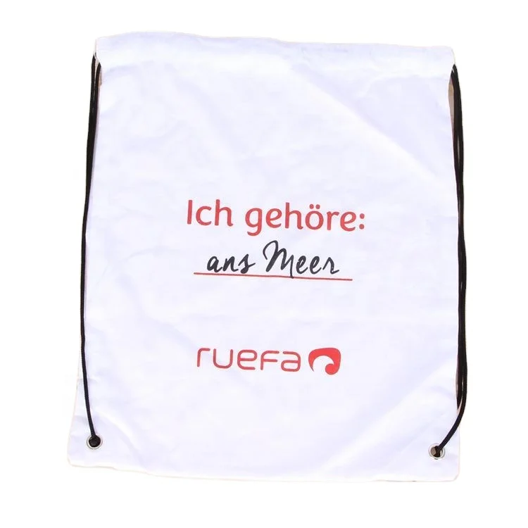 

Custom Logo drawstring bagsPrinted Polyester Gym Bags with logo Polyester Waterproof custom drawstring bag, Customized color