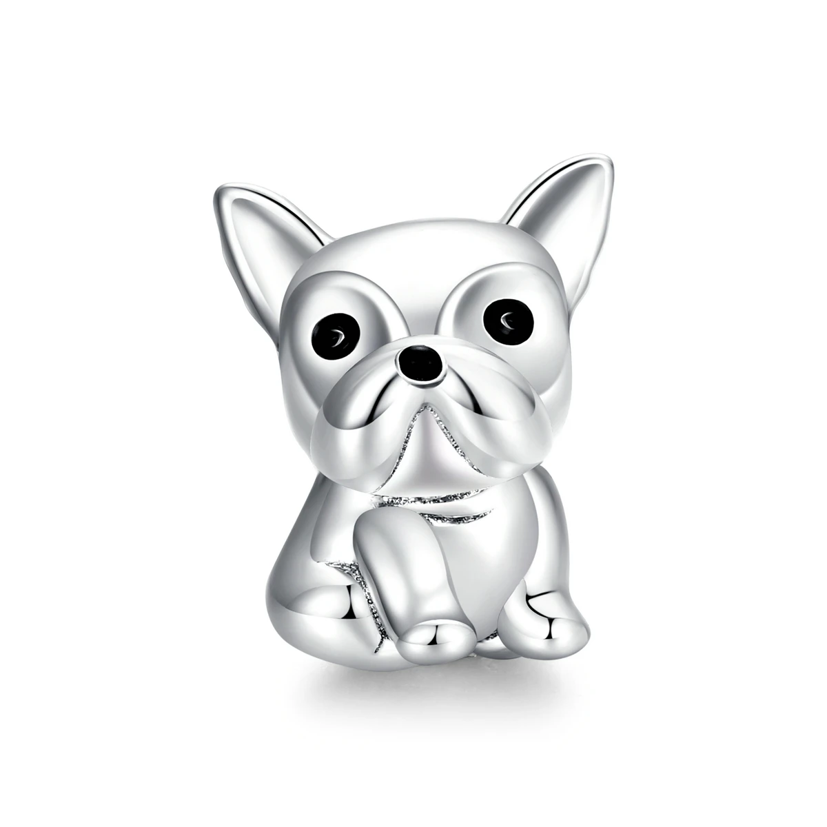 

Cute Bulldog Metal Beads 925 Sterling Silver Charm for women Bracelet Making