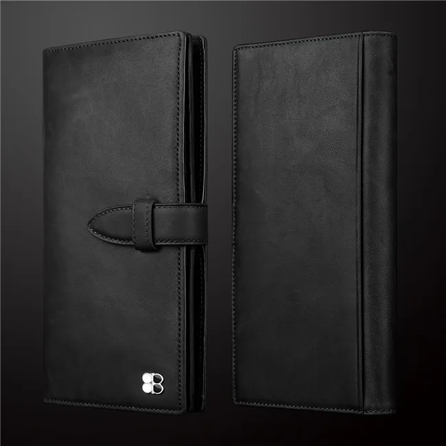 

Multifunction RFID Blocking Cover Credit Card Travel Wallet Passport Holder, Black