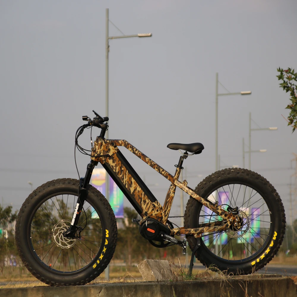 

2020 best hunting ebike 750w 1000W Bafang Ultra motor system fat bike newest product MD750