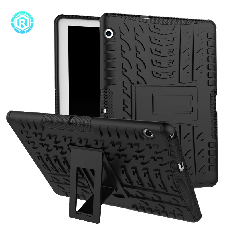 

Shockproof Kickstand Hard PC Soft Tpu tablet case for  back cover with Pen for Huawei Mediapad T3 10