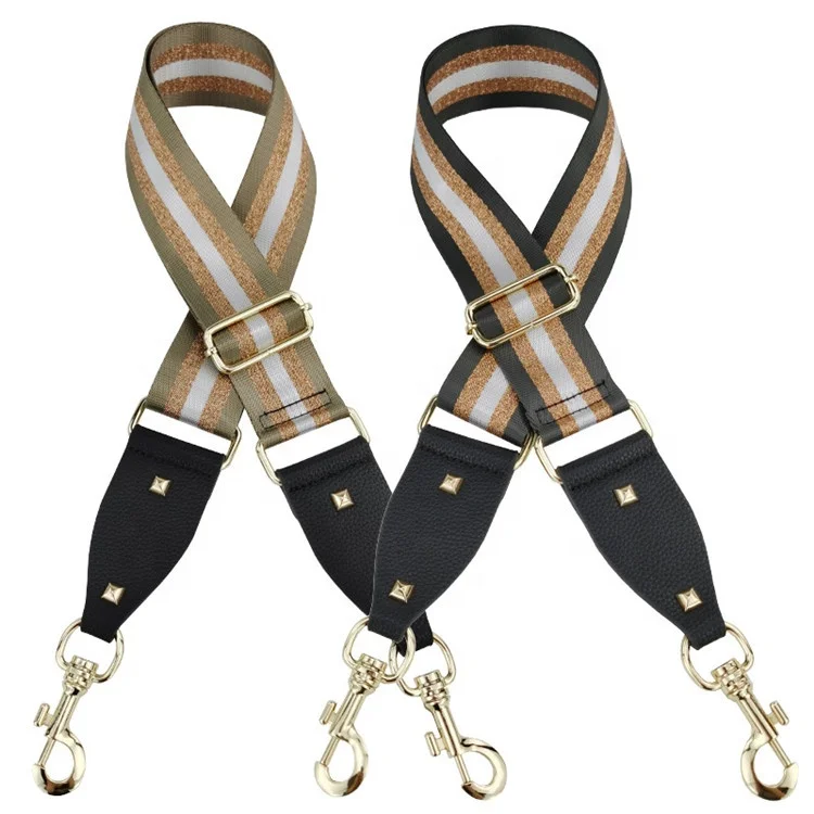 

MeeTee B-S182 Adjustable Webbing Wide Belt Bag Accessories Leather Slung Shoulder Strap