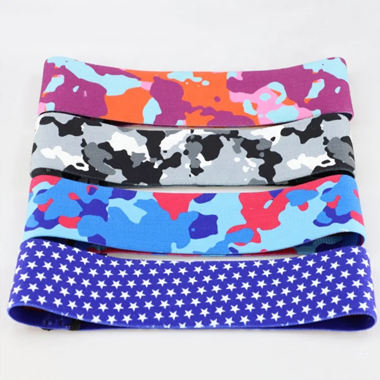 

Elastic Exercise 3 Piece Set Custom Logo Printed Booty Resistance Bands, Camouflage