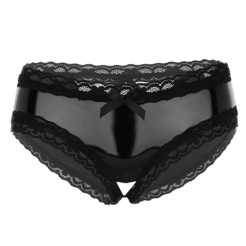 

Sexy Women's Lace Low Rise Underwear V-Back Mini Briefs G-string Panties