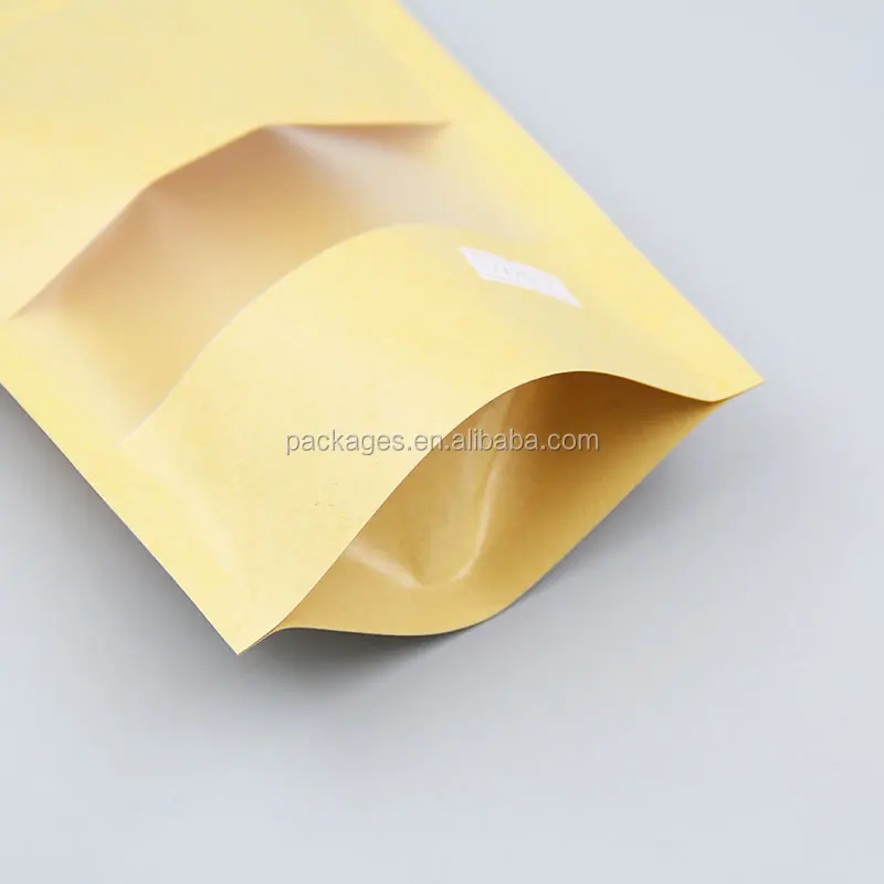 Wholesale Moistureproof Kraft Food Grade Packaging Small Wax Lined