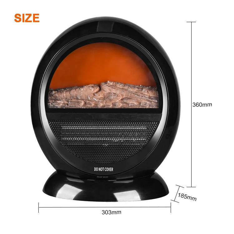 Source Office house use 1500W low noise portable electric fireplace heater  on m.alibaba.com