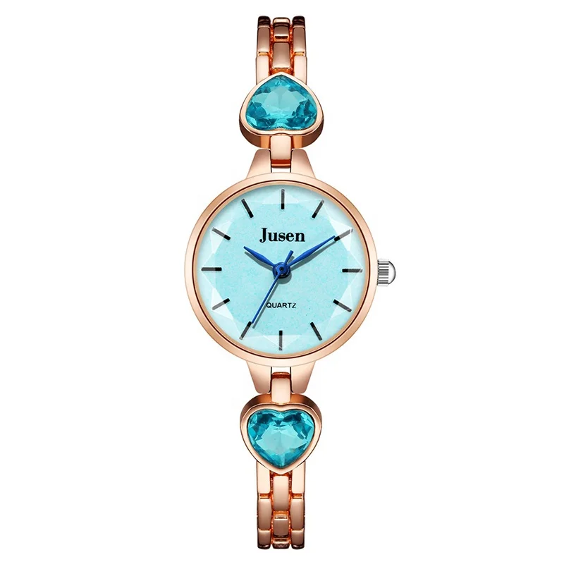 

Luxury Brand Stainless Steel Female Rhinestone Fahion Quartz Ladies Watches, 8 colors