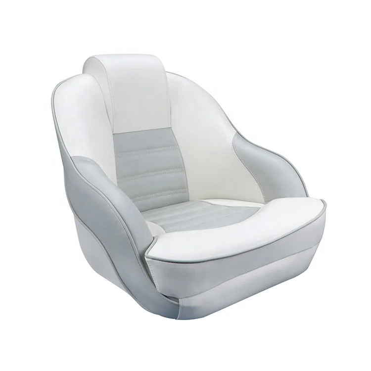 

Pontoon Boat Captain Seats Ferry Passenger Boat Chair Marine Boat Seat for sale Auckland, White & grey
