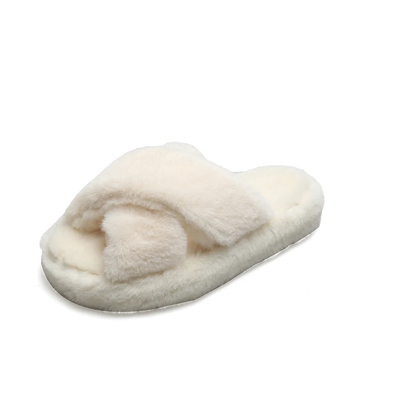

Women fur flat sandals fur house slippers fur house slippers, Red,blue ,green ,orange ,brown