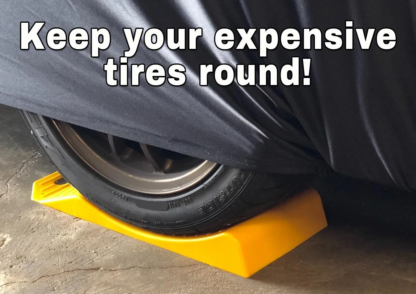 Plastic Flat Sports Caranvan Trailer Tire Saver Ramps Vehicle Wheel Chock Stopper Buy Flat