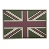 Free Sample Free Catalog New 3D Military Army Multicam Tactical Hook and Loop UK Flag England Union Jack PVC Rubber Patch