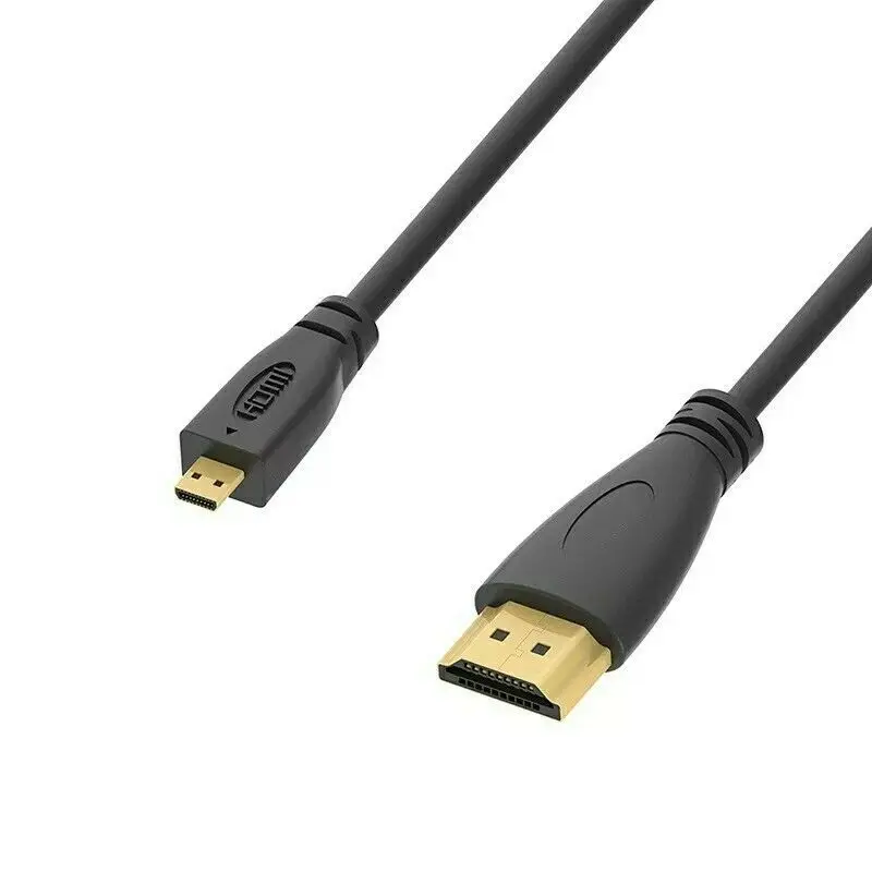 Micro HDMI Male D to HDMI male A Jack Adapter Cable Convertor Nice 1080P HDMI Cable - ANKUX.COM