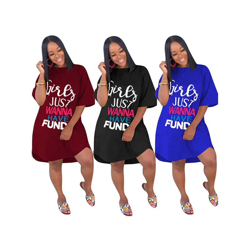 

High Quality Natural Polyester Casual Short Sleeve Printed Plus Size Dresses, As photo shown