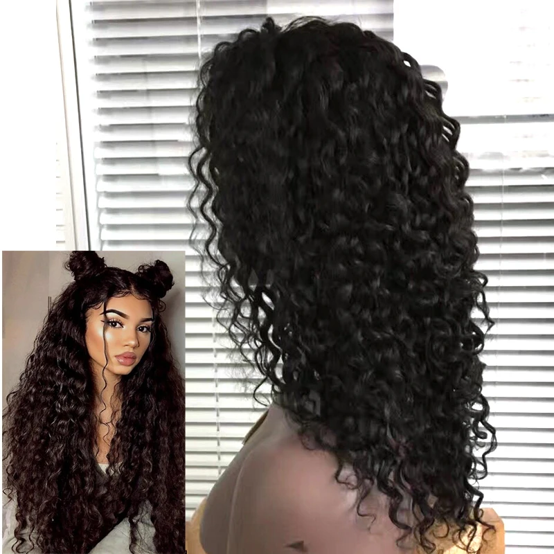 

Full Lace Human Hair Wig Bleached Knots Pre Pluck Short Curly Wigs For Black Women, Oem