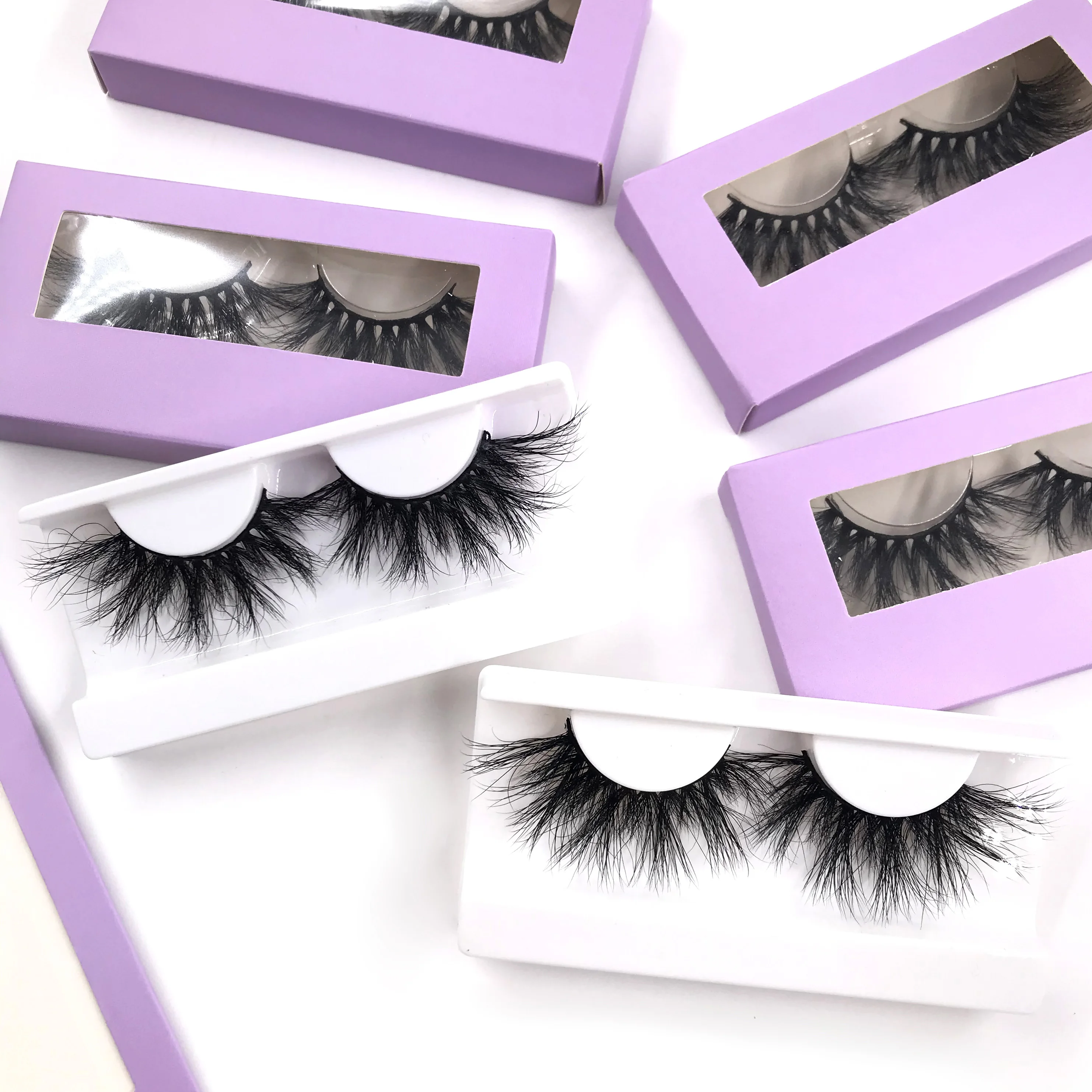 

Luxury 15MM 18MM Colorful Mink Lashes Mink Lashes3D Wholesale Vendor Soft 3D Mink False Lashes, Natural black