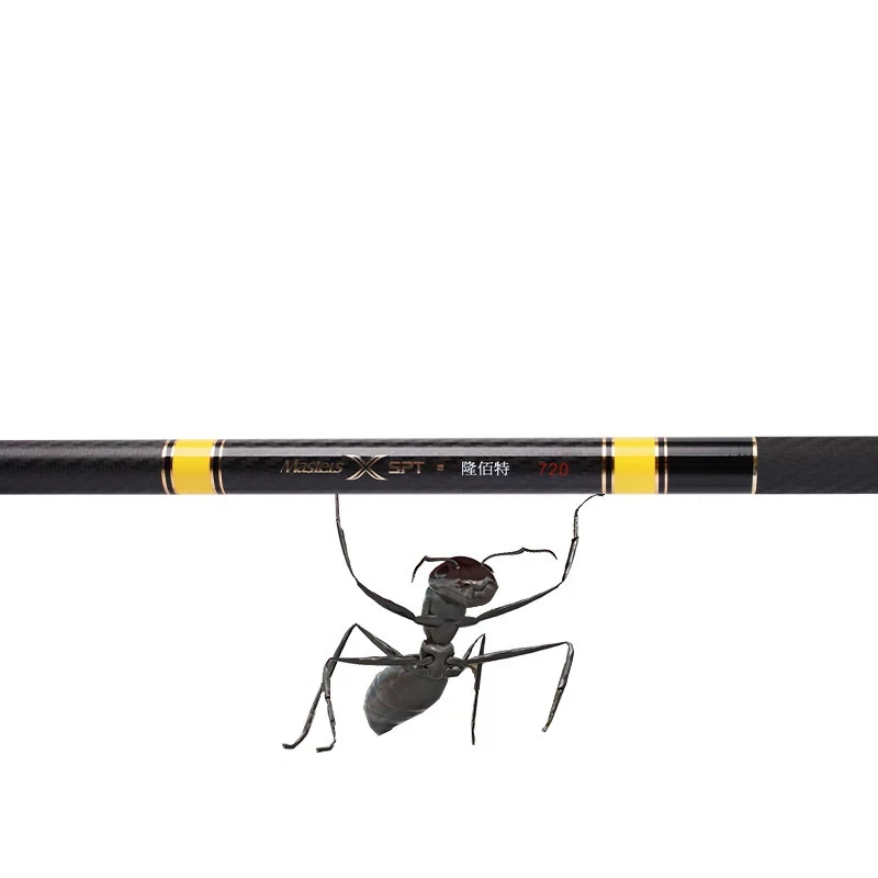 

High Carbon Stream Fishing Pole Super Light Hard 3.6m 4.5m 5.4m 6.3m 7.2m 8m Telescopic Rod Hand Freshwater fishing rods Summer, Customized color