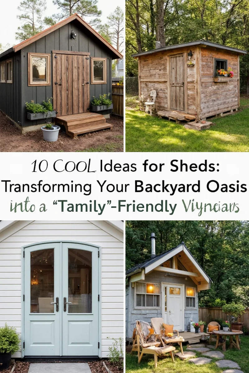 Guest house alternative in backyard shed