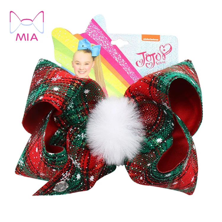 

Mia Free shipping beautiful  gilding print unicorns boutique jojo unicorn hair bows ribbon, Picture shows